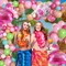 136Pcs Tropical Balloon Arch Garland Kit, Flamingo Luau Balloons of Hot Pink Rose Gold Fruit Green Blue & Palm Leaves for Tropical Party Decorations Hawaiian Aloha Birthday Wedding Decor